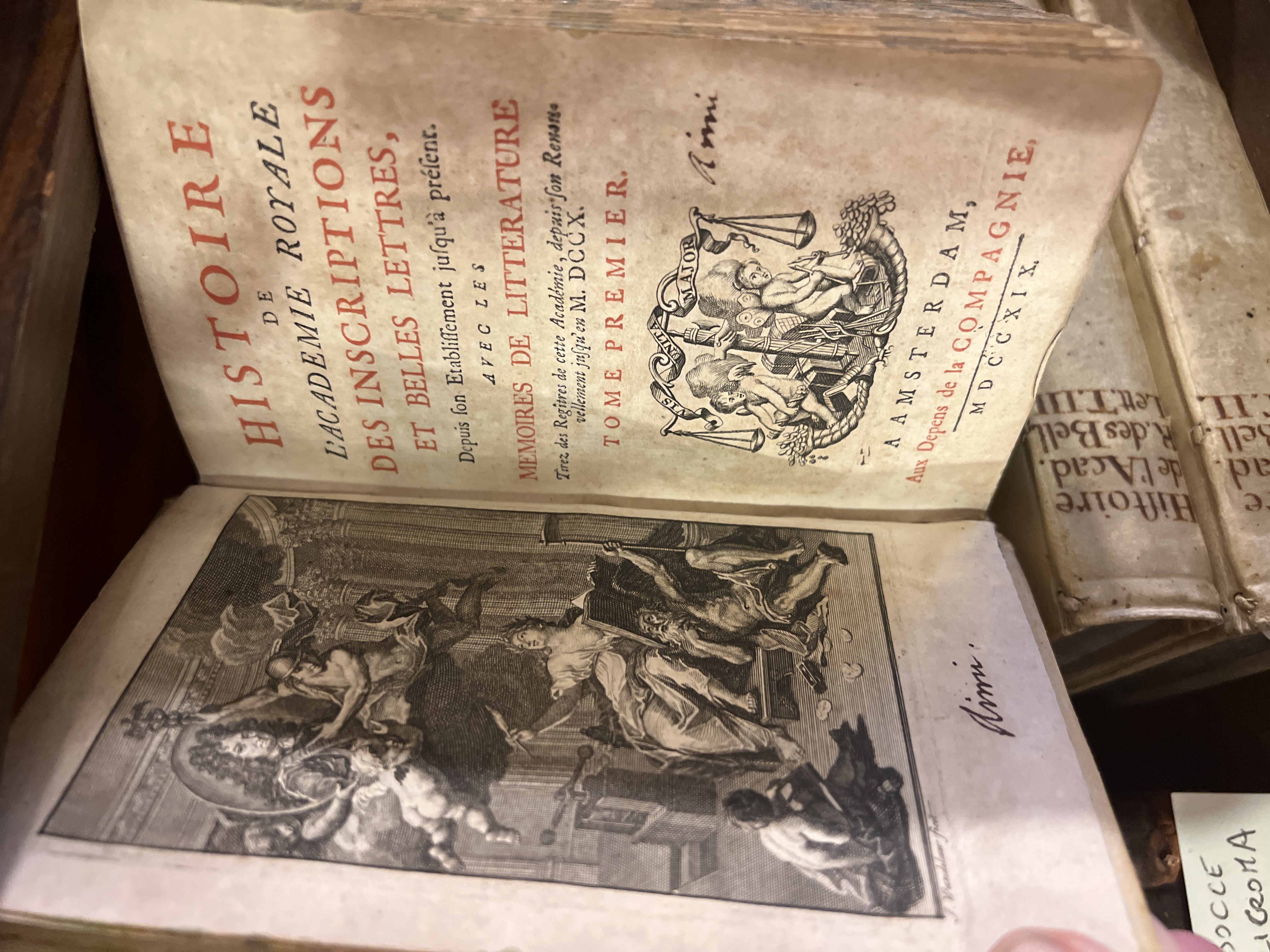 Histoire de l'academie royale des inscriptions et belles lettres depuis …