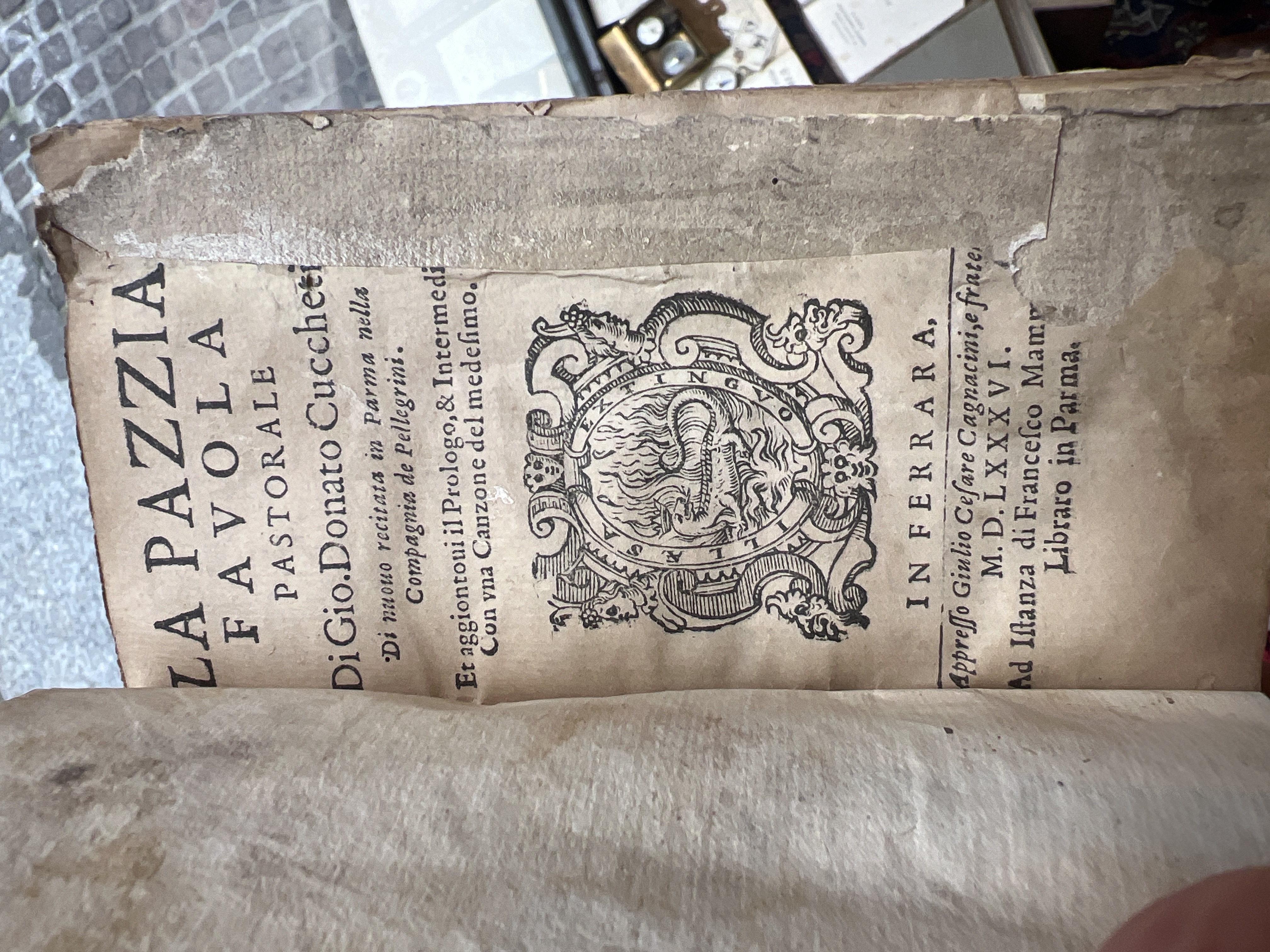 La pazzia favola pastorale di Gio. Donato Cuccheti