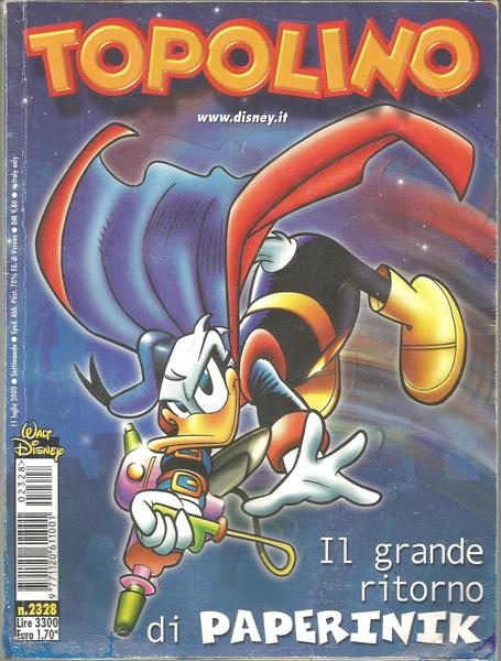 TOPOLINO N. 2328 PAPERINIK E LA FORTUNA SOTTERRANEA