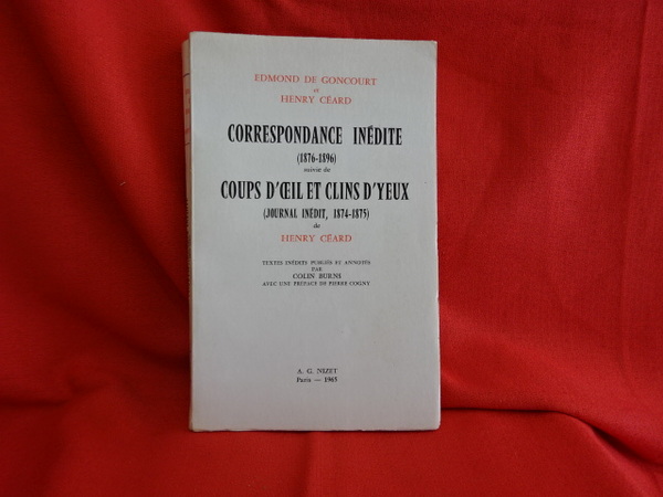 Correspondance inédite (1876-1896), suivie de Coups d'oeil et clins d'yeux …