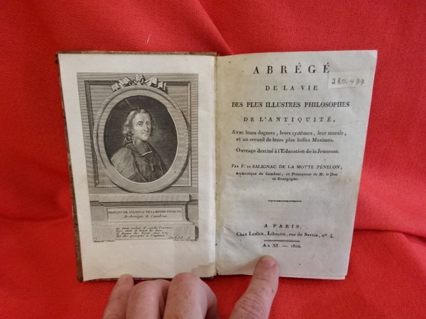 Abrégé de la Vie des plus illustres philosophes de l'Antiquité, …