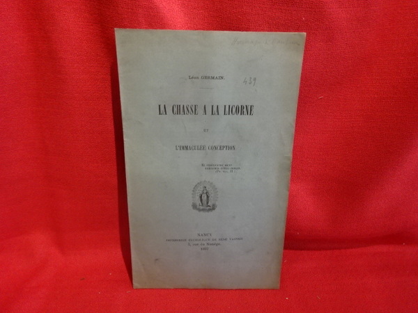 La chasse à la licorne et l'Immaculée Conception.