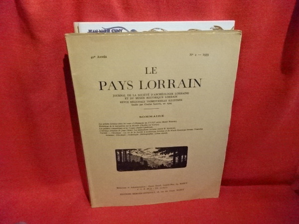 Le Pays Lorrain - 40ème année 1959 - Nº 2.