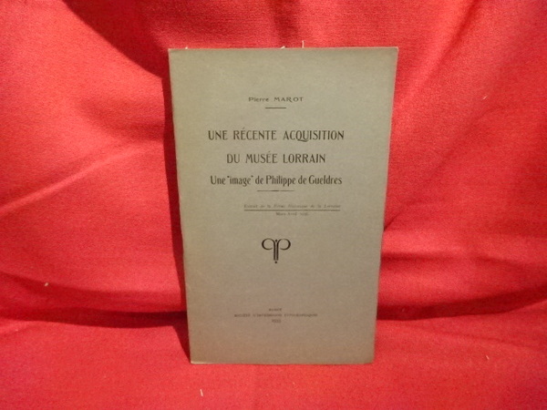 Une récente acquisition du Musée Lorrain, une « image » …
