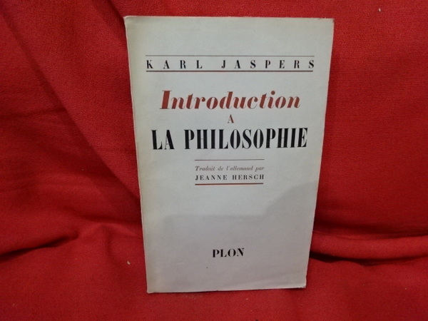 Introduction à la philosophie.