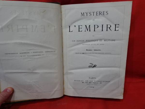 Mémoires d'un espion : les Mystères de l'Empire dévoilés par …