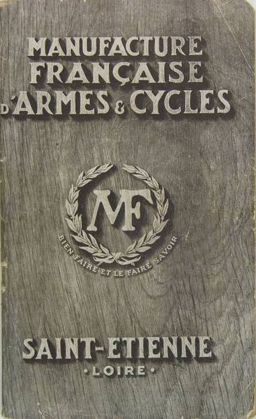 (MANUFRANCE) Manufacture française d’armes & cycles 1927