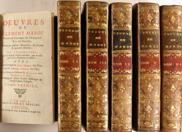 Oeuvres de Clément Marot valet de chambre de François I. …