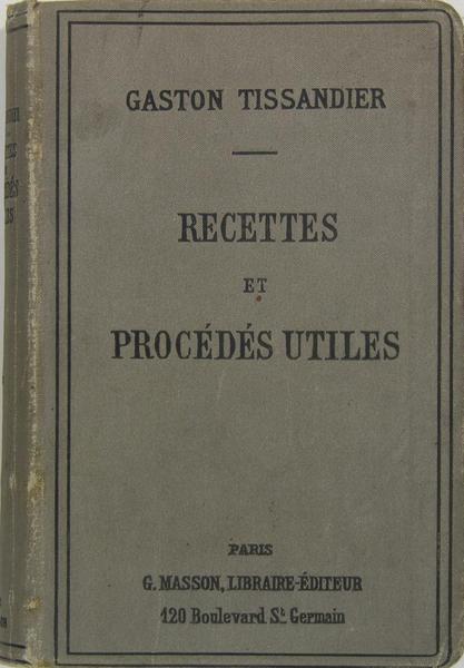 Recettes et procédés utiles