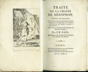 Traité de la chasse de Xénophon, traduit en François, d’après …