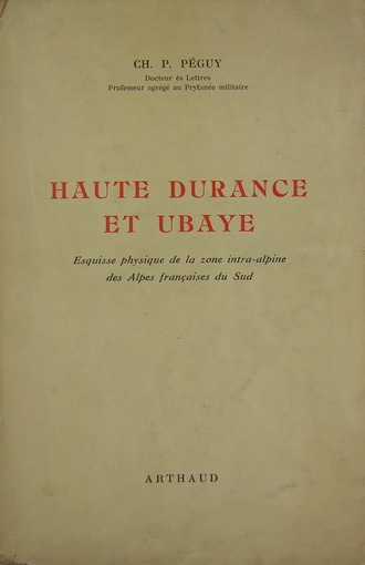 Haute Durance et Ubaye - Esquisse physique de la zone …