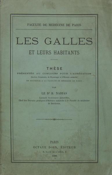 Les Galles et leurs habitants - Thèse présentée au concours …