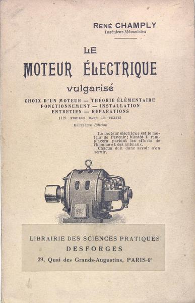 Le moteur électrique vulgarisé