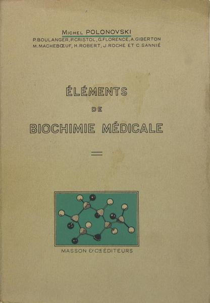 Éléments de biochimie médicale