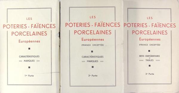 Les poteries - les faïences et les porcelaines européennes.