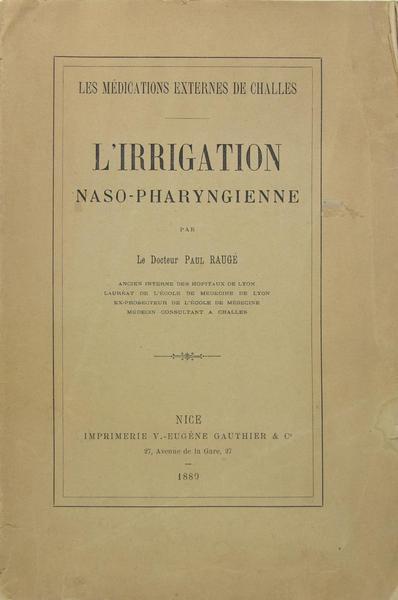 L’irrigation naso-pharyngienne