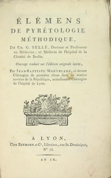 Elémens de pyrétologie méthodique