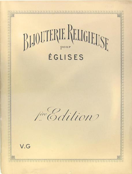 Bijouterie religieuse pour églises - 1ère édition