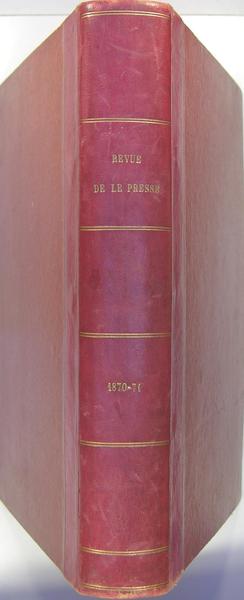 La revue de la presse 1er janvier 1870 au 30 …