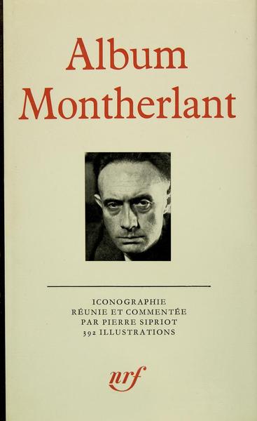 Album Montherlant