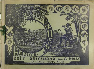 Poligny - 1930 - Jura - Bois originaux par A.Volle …