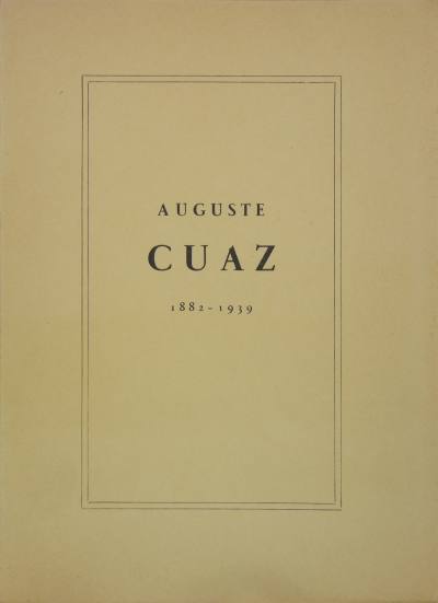 Auguste Cuaz 1882-1939
