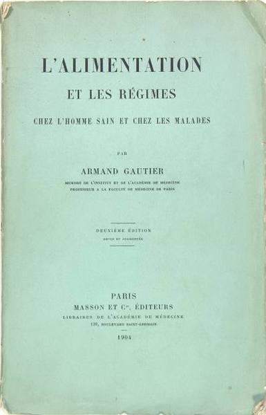 L'alimentation et les régimes chez l'homme sain et chez les …