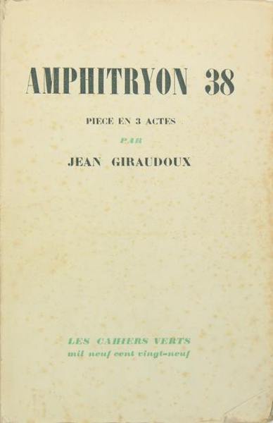 Amphitryon 38 - pièce en 3 actes