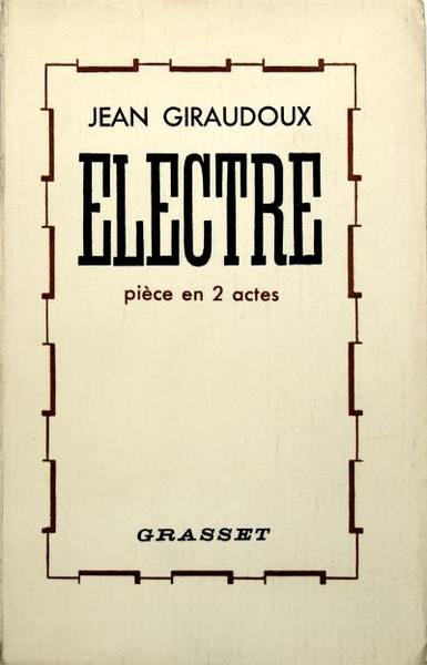 Electre - Pièce en 2 actes