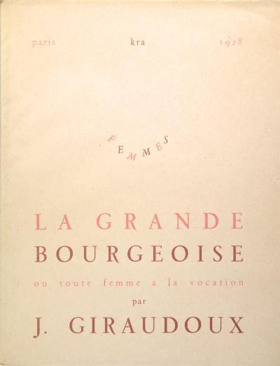 La grande bourgeoise ou toute femme a la vocation