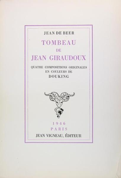 Tombeau de Jean Giraudoux