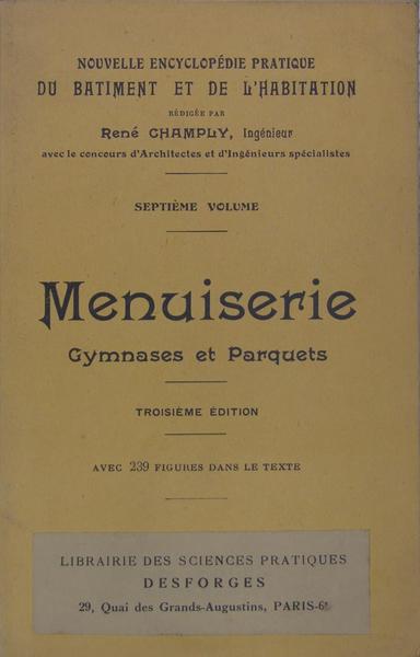 Menuiserie, gymnases et parquets