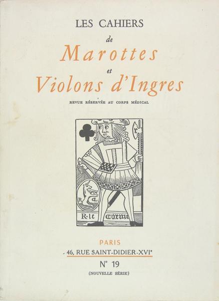 Les cahiers de marottes et Violond 'Ingres