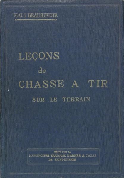 Leçons de chasse à tir sur le terrain.