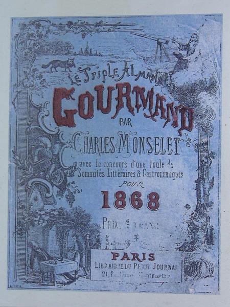 Almanach gourmand pour 1868