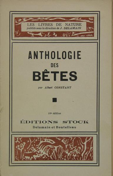 Anthologie des Bêtes