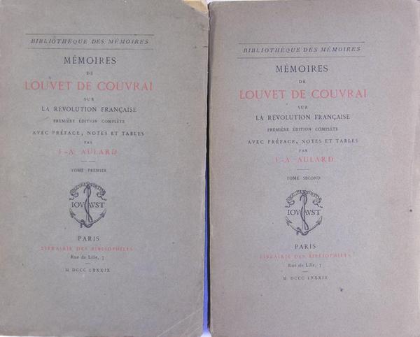 Mémoires de Louvet de Couvrai sur la révolution française