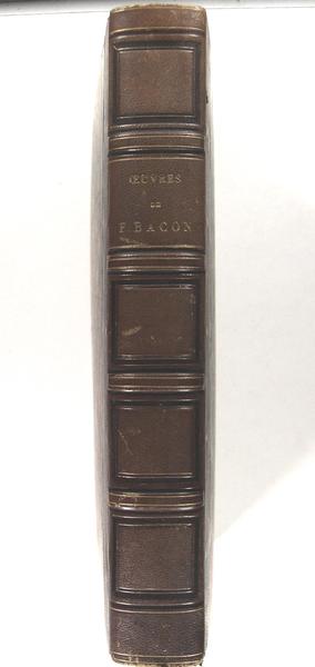 Oeuvres philosophiques, morales et politiques de François Bacon Baron de …