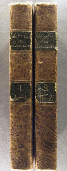 Manuel du naturaliste, ou dictionnaire d'histoire naturelle, contenant l'abrégé de …