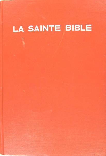 La sainte Bible.