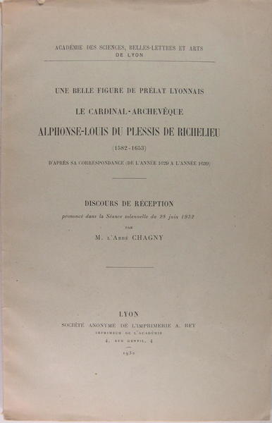 Une belle figure de prélat Lyonnais : Le Cardinal- Archevêque …