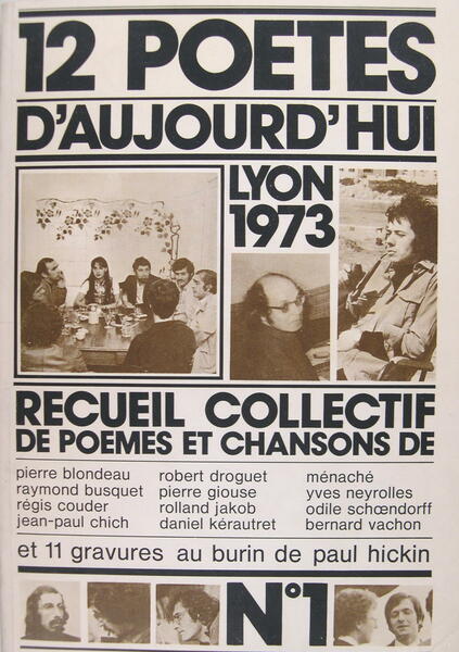 12 poètes d'aujourd'hui - Lyon 1973 - Recueil collectif de …