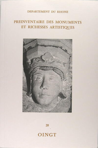 Oingt - Préinventaire des monuments et richesses artistiques - 20