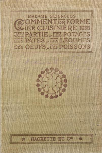 Comment on forme une cuisinière - 3ème partie Les Potages, …