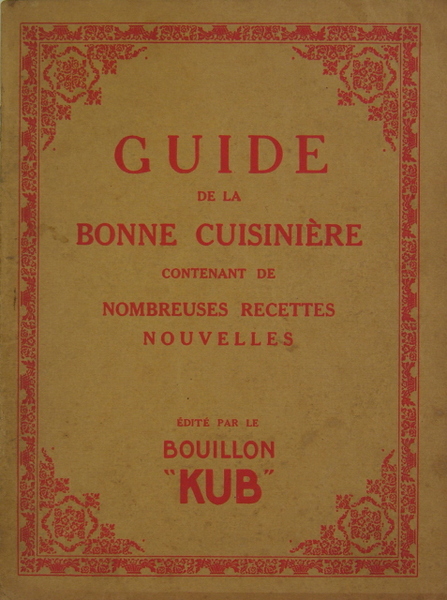 Guide de la bonne cuisinière