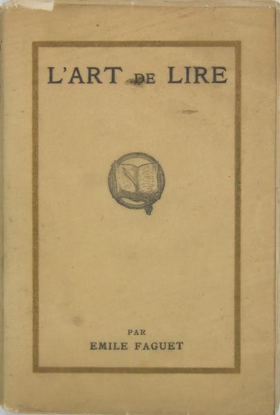 L’art de lire