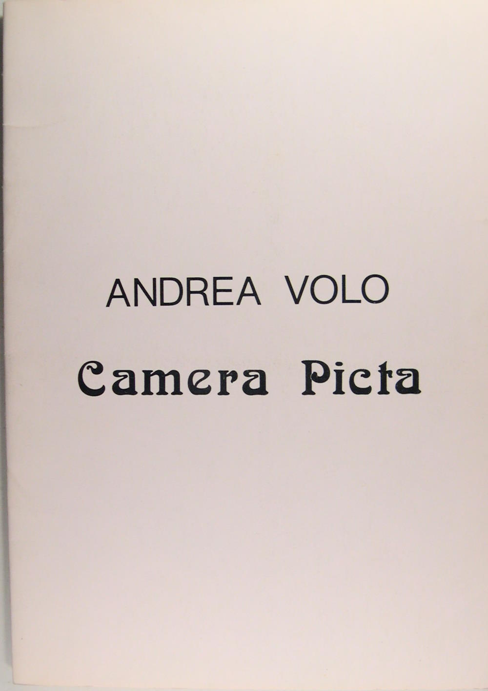 Andrea Volo - Camera Picta