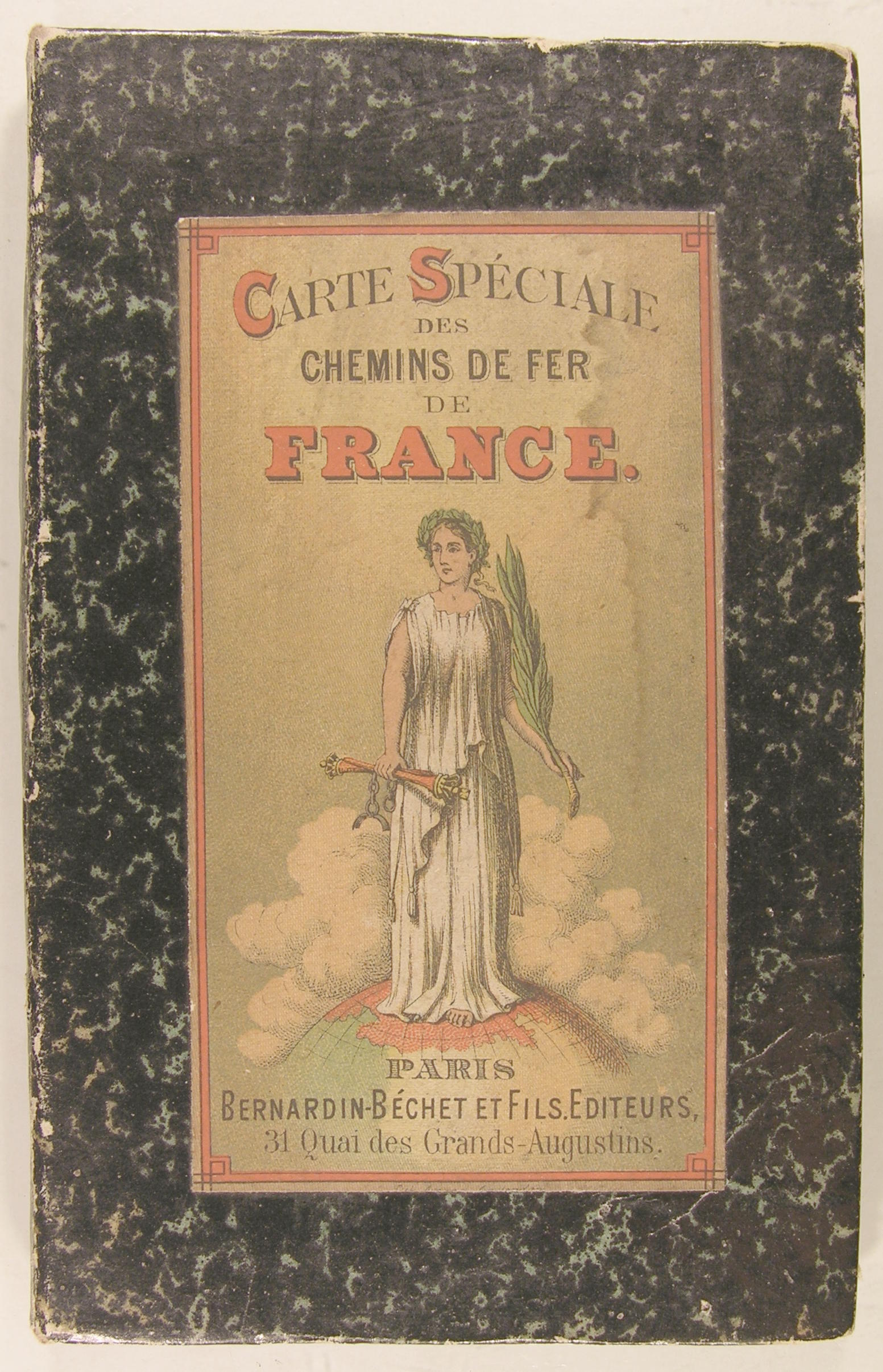 Carte Spéciale des Chemins de Fer de France.