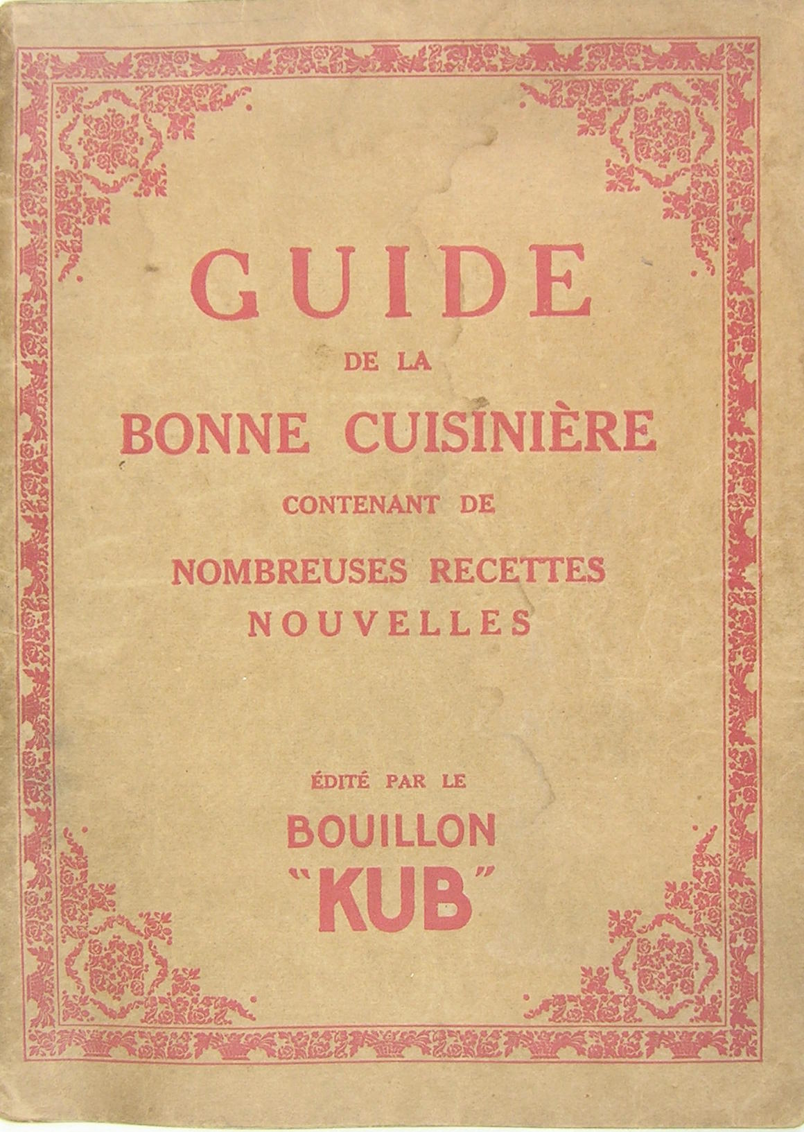 Guide de la bonne cuisinière