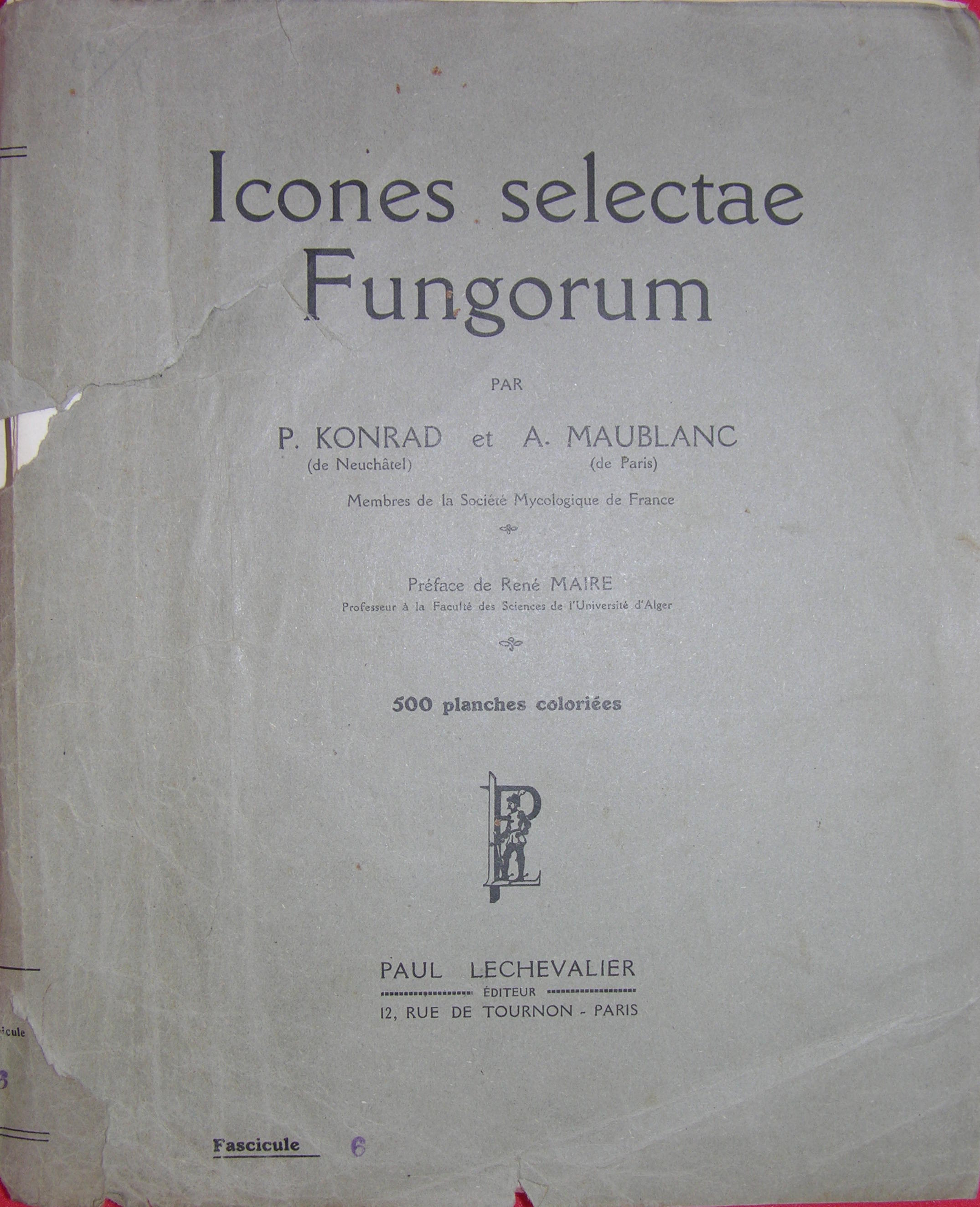 Icones selectae Fungorum.